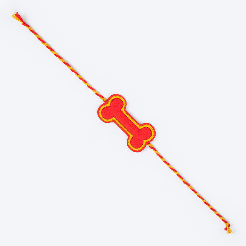 HUFT Forever Love Dog Rakhi - Orange - Heads Up For Tails
