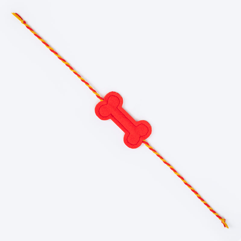 HUFT Forever Love Dog Rakhi - Orange - Heads Up For Tails