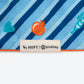 HUFT X Pinklay Jungle Joyride Knot Bandana For Dog - Blue & Orange - Heads Up For Tails
