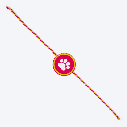 HUFT Furry Ties Dog Rakhi - Pink - Heads Up For Tails