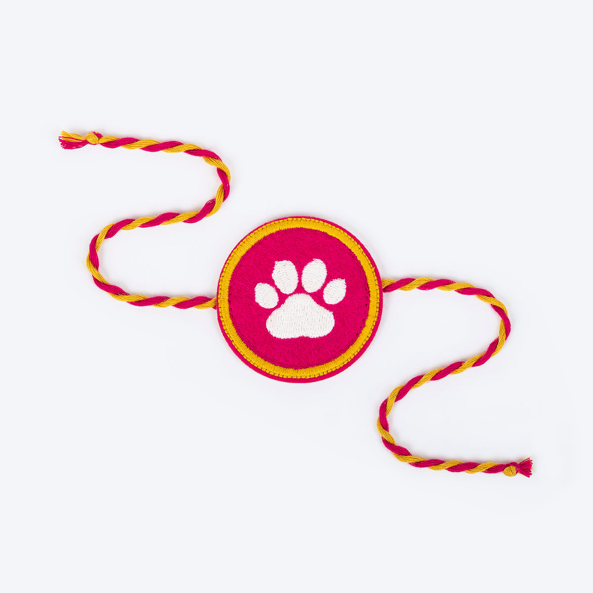 HUFT Furry Ties Dog Rakhi - Pink - Heads Up For Tails