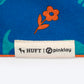 HUFT X Pinklay Strut In Stripes Knot Bandana For Dog - Blue & Orange - Heads Up For Tails