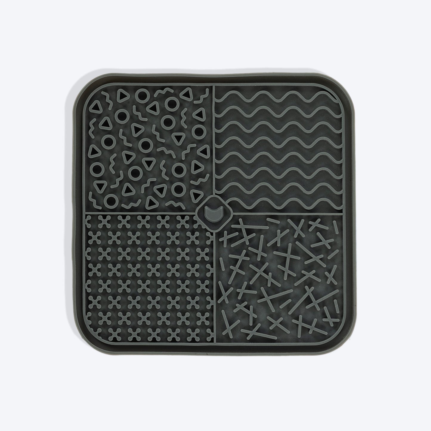 HUFT Munch Maze Lick Mat For Dog & Cat - Grey