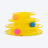 TLC Tower of  Tracks Interactive Toy For Cat - Yellow - Heads Up For Tails