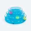 TLC Tower of Tracks Interactive Toy For Cat - Blue - Heads Up For Tails