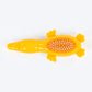 HUFT Brush Buddy Duck Chew Toy For Dog - Yellow
