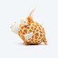 TLC Giraffe Squeaky Toy For Puppies & Small Dogs - Brown & Beige - Heads Up For Tails