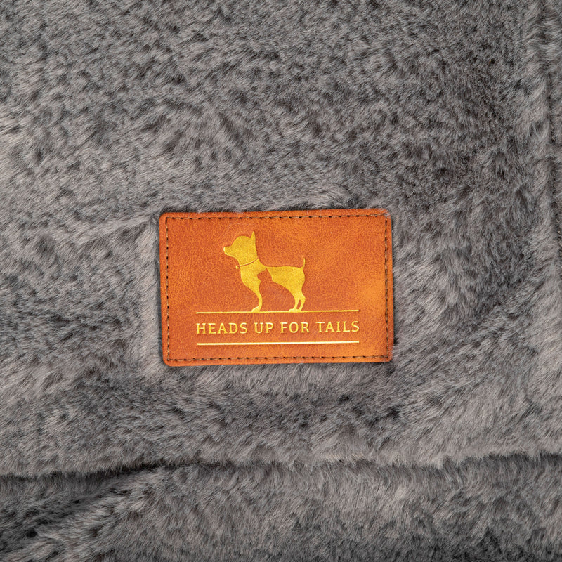 HUFT Plush Royal Blanket For Dog & Cat - Grey