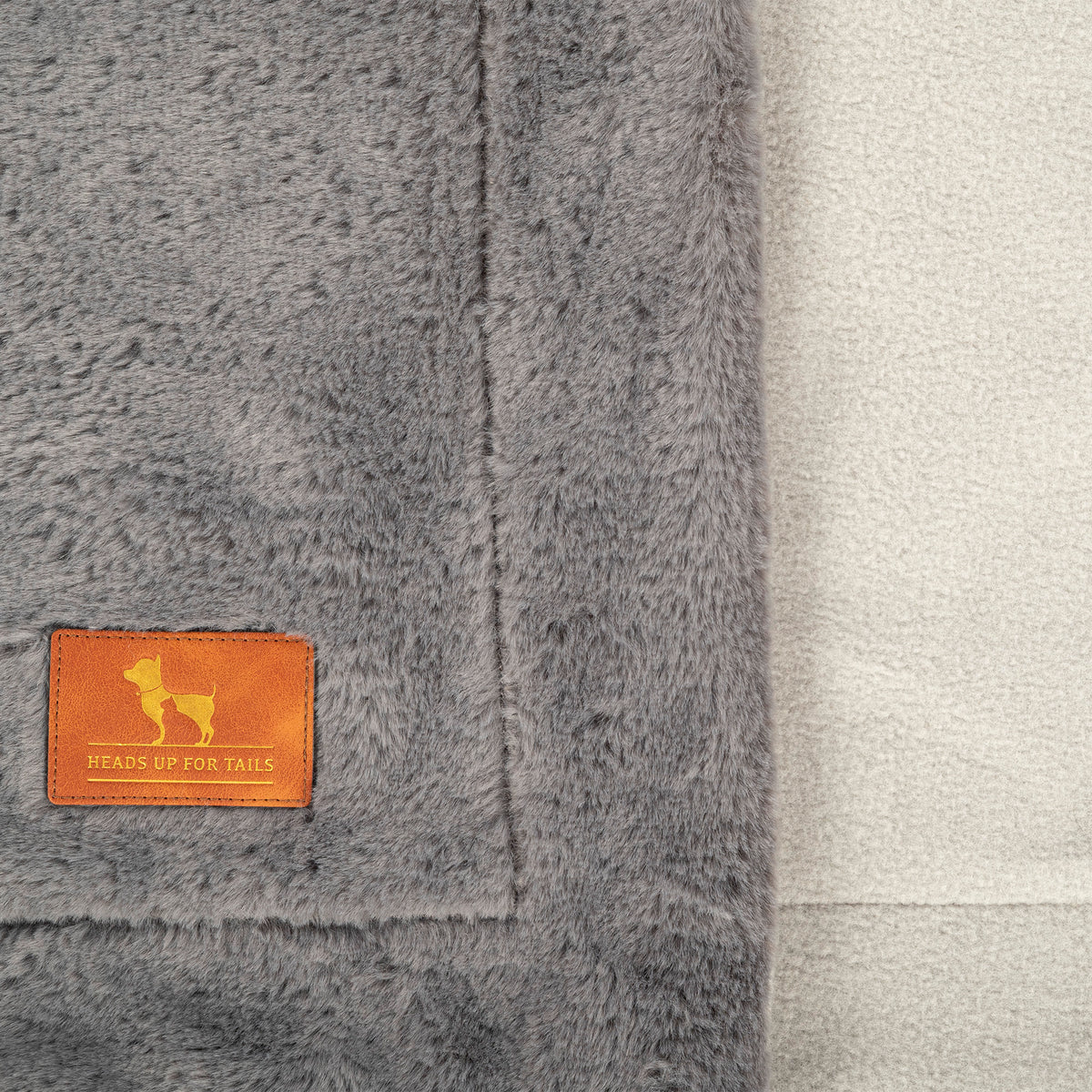 HUFT Plush Royal Blanket For Dog & Cat - Grey