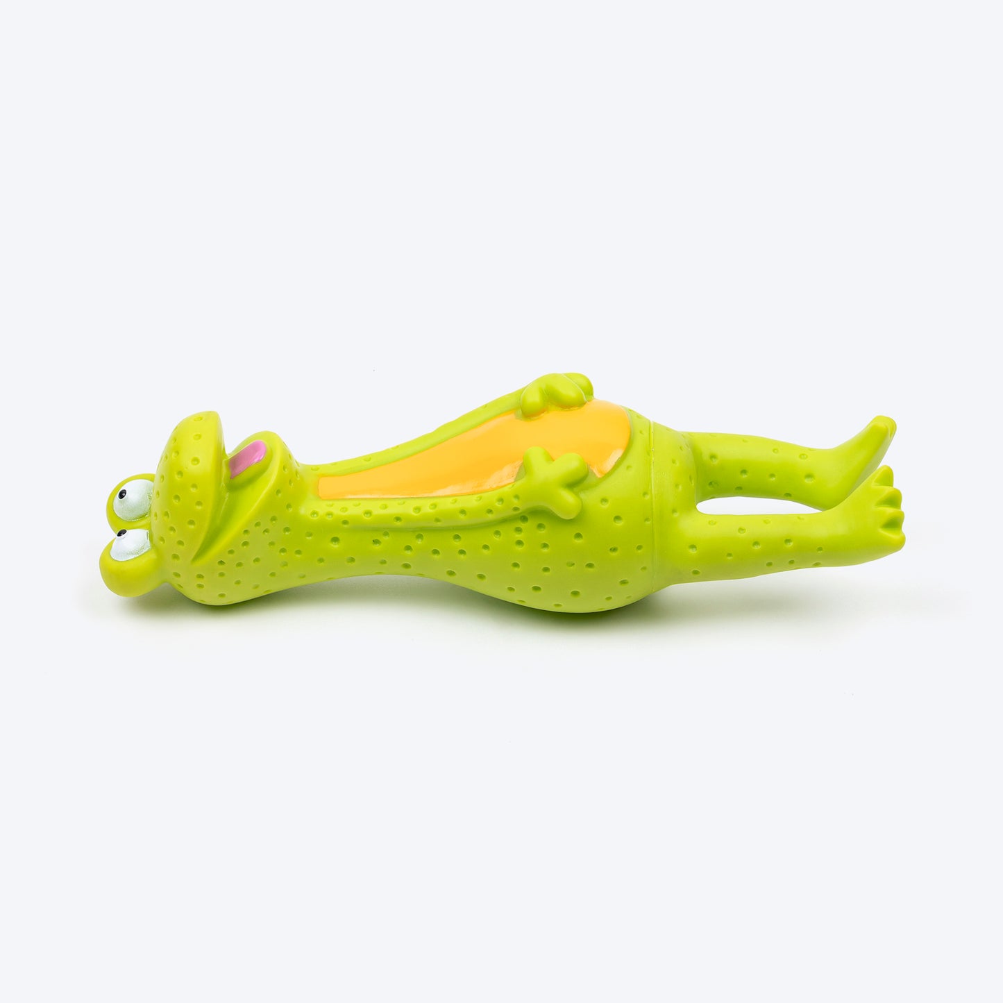 TLC Frog Squeaky Chew Toy For Dog - Green - Heads Up For Tails