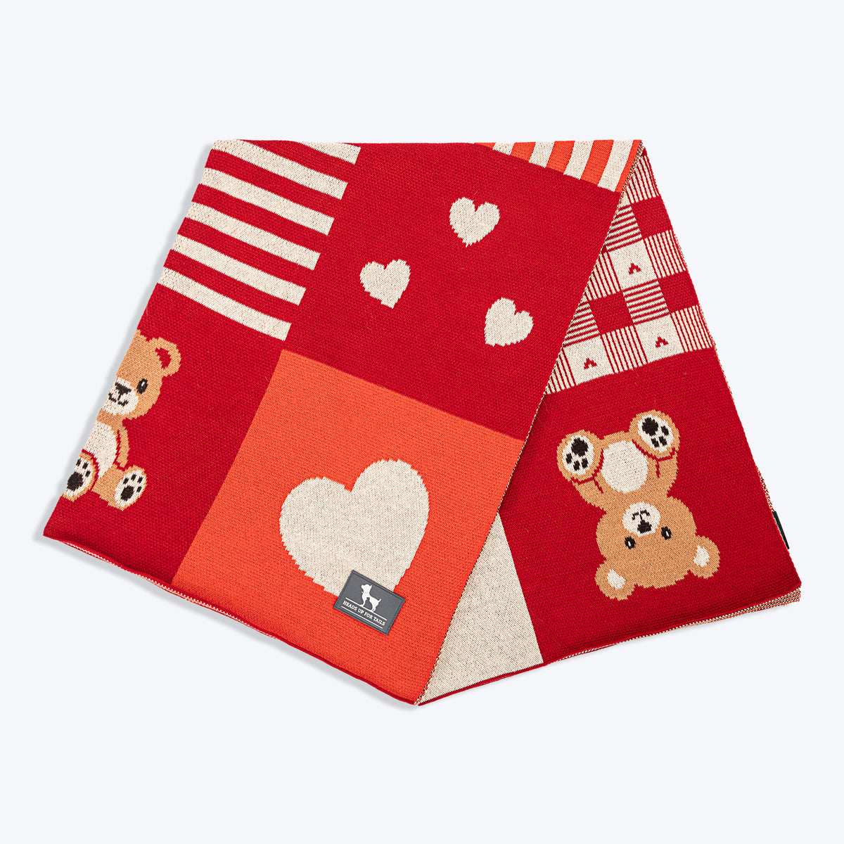 HUFT Bear Hug Blanket For Dog & Cat - Red