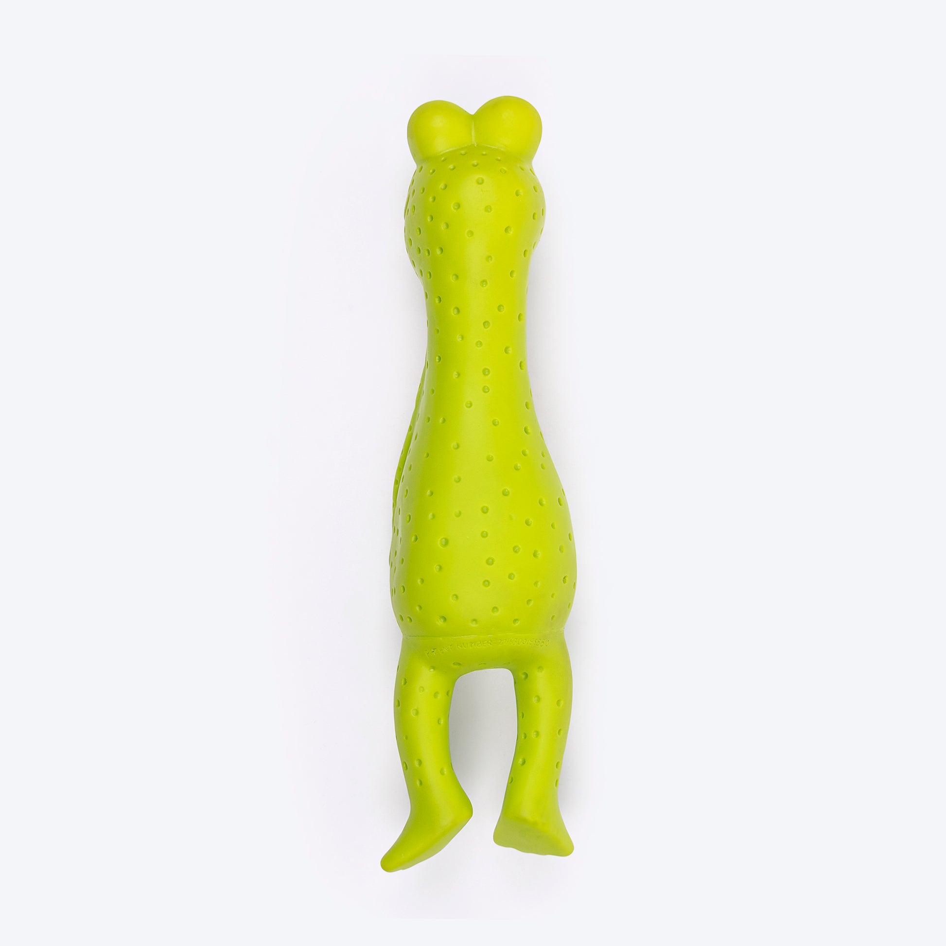 TLC Frog Squeaky Chew Toy For Dog - Green - Heads Up For Tails