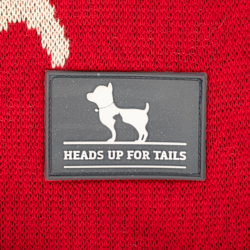 HUFT Doodle Doggo Blanket With Dog Cushion - Red