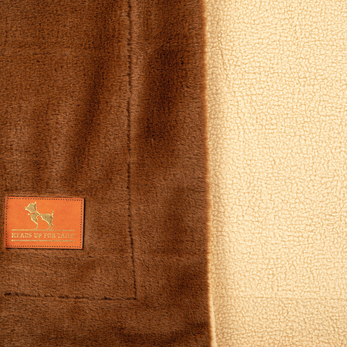 HUFT Plush Royal Blanket For Dog & Cat - Brown