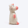 TLC Peppa Boo Squeaky Plush Toy For Dog - White - Heads Up For Tails