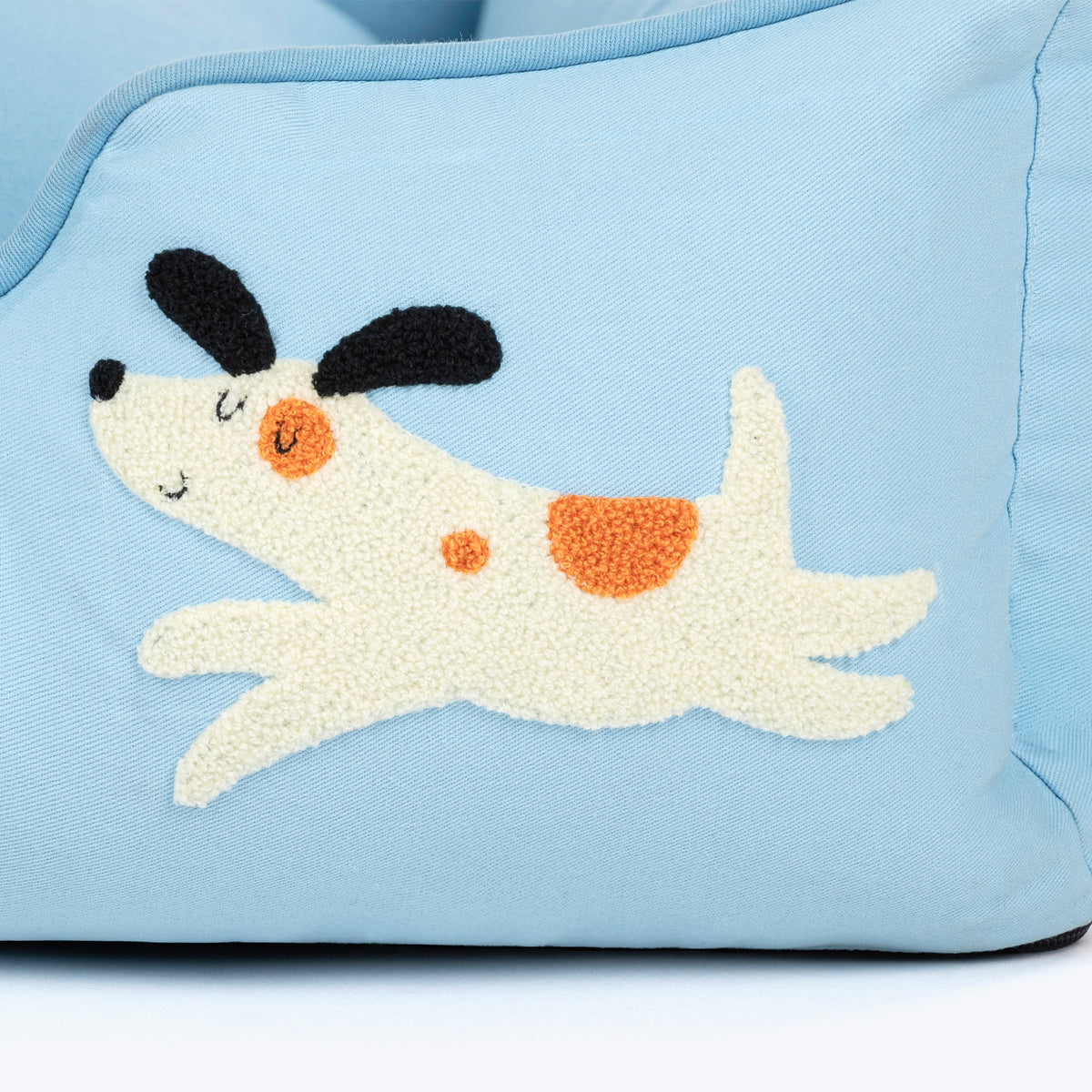HUFT Doggie Classic Lounger Bed For Dog - Blue