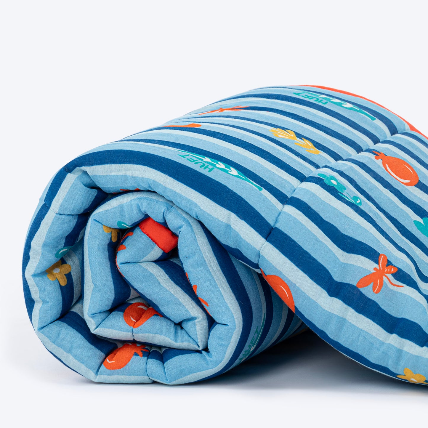 HUFT X Pinklay Strut In Stripes Blanket For Dog & Cat - Blue - Heads Up For Tails