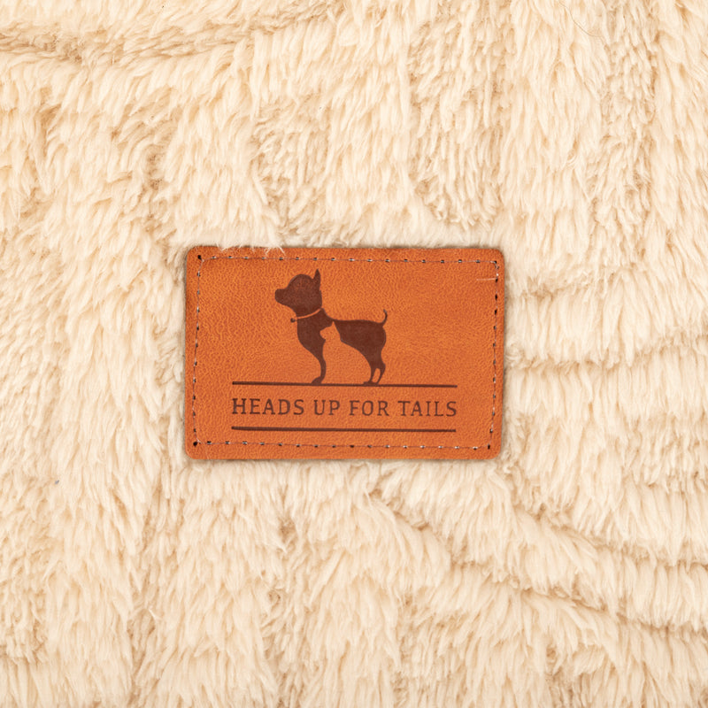 HUFT Plush Comfort Blanket For Dog & Cat - Beige