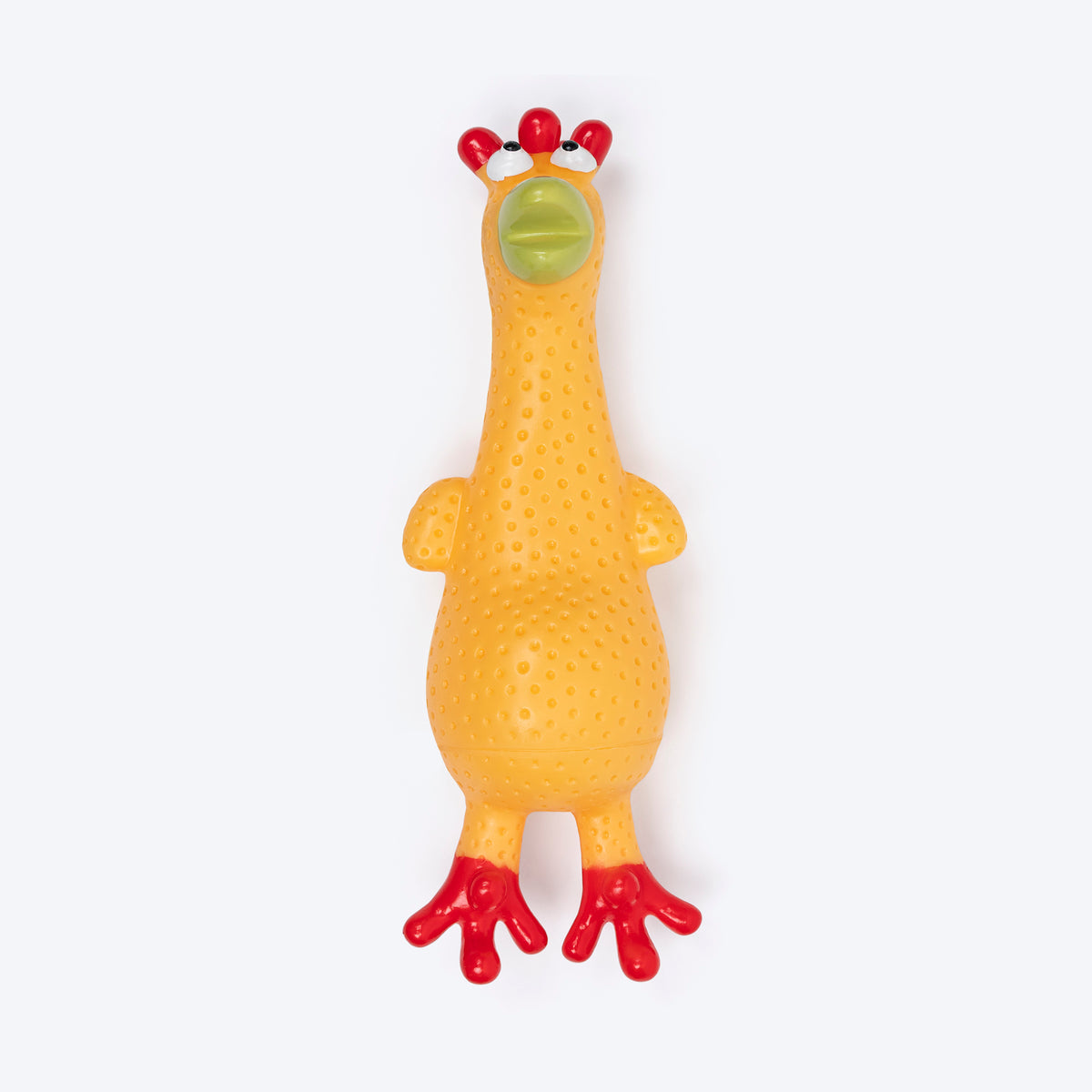 TLC Henny Penny Squeaky Chew Toy For Dog - Yellow - Heads Up For Tails