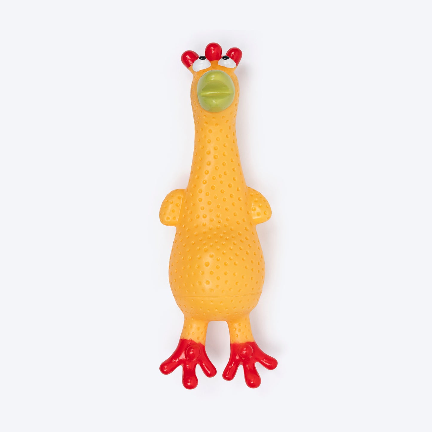 TLC Henny Penny Squeaky Chew Toy For Dog - Yellow - Heads Up For Tails