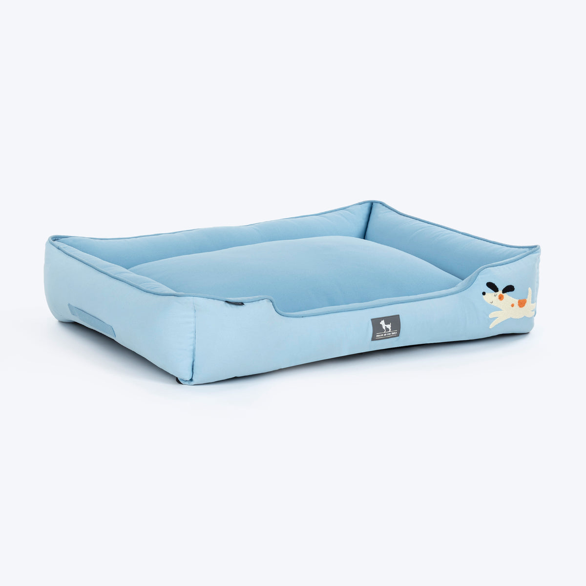 HUFT Doggie Classic Lounger Bed For Dog - Blue