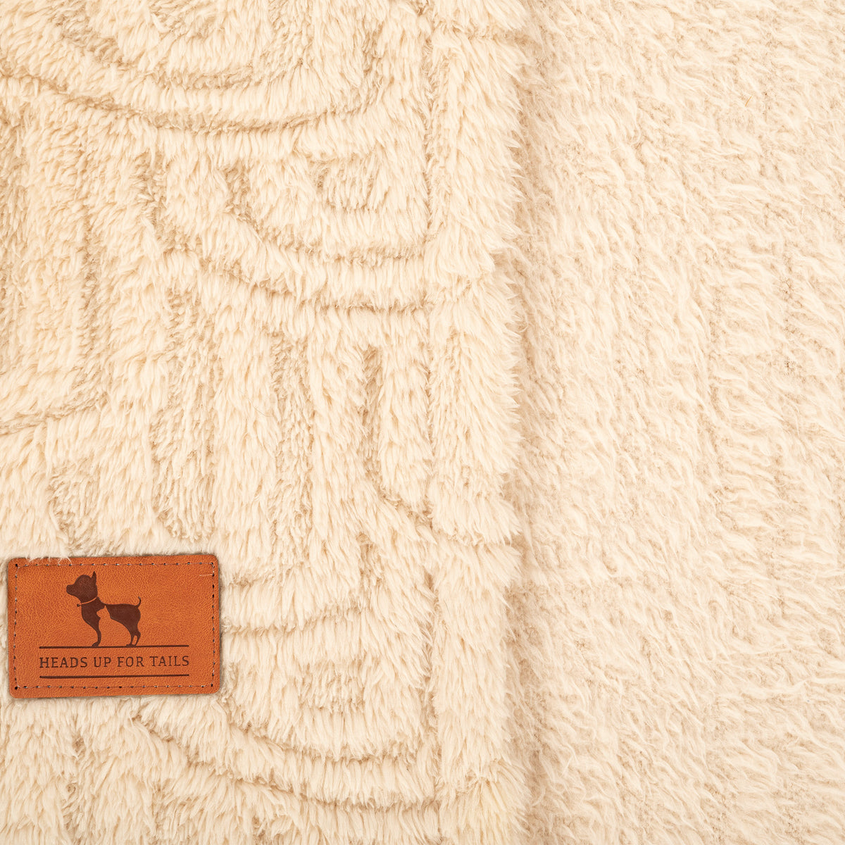 HUFT Plush Comfort Blanket For Dog & Cat - Beige