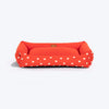 HUFT Sweethearts Lounger Bed For Dog - Red