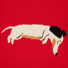 HUFT Doodle Doggo Blanket With Dog Cushion - Red