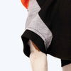 HUFT Colour Block Hoodie Sweatshirt For Pets- Black - Heads Up For Tails