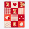 HUFT Bear Hug Blanket For Dog & Cat - Red