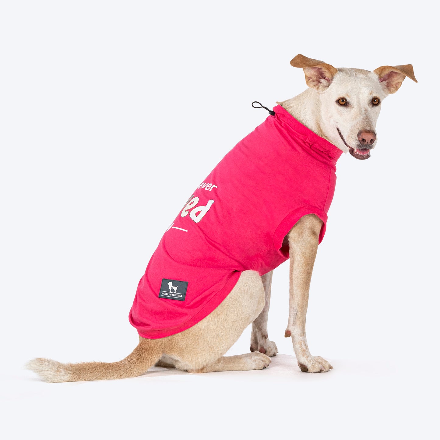 HUFT Fur-Ever Loved T-Shirt For Dogs - Pink - Heads Up For Tails