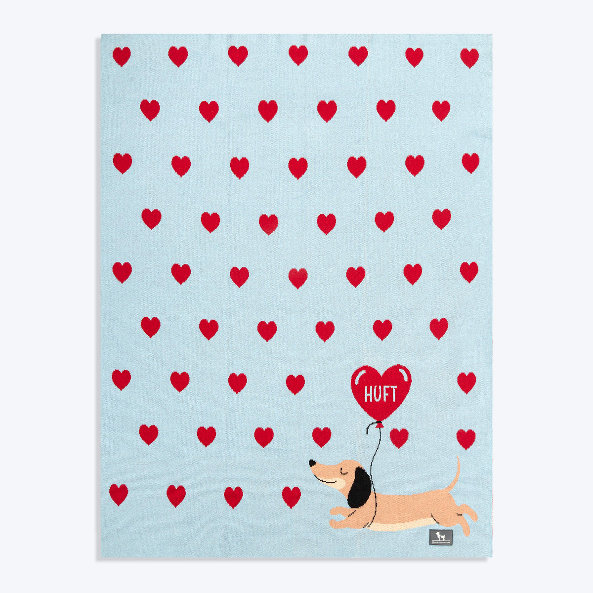 HUFT Doggo Love Blanket For Dog - Blue