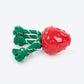 HUFT Squeakie Berrie Chew Toy For Dog - Red
