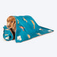 HUFT Doggie Doodles Blanket For Dog & Cat - Petrol Blue