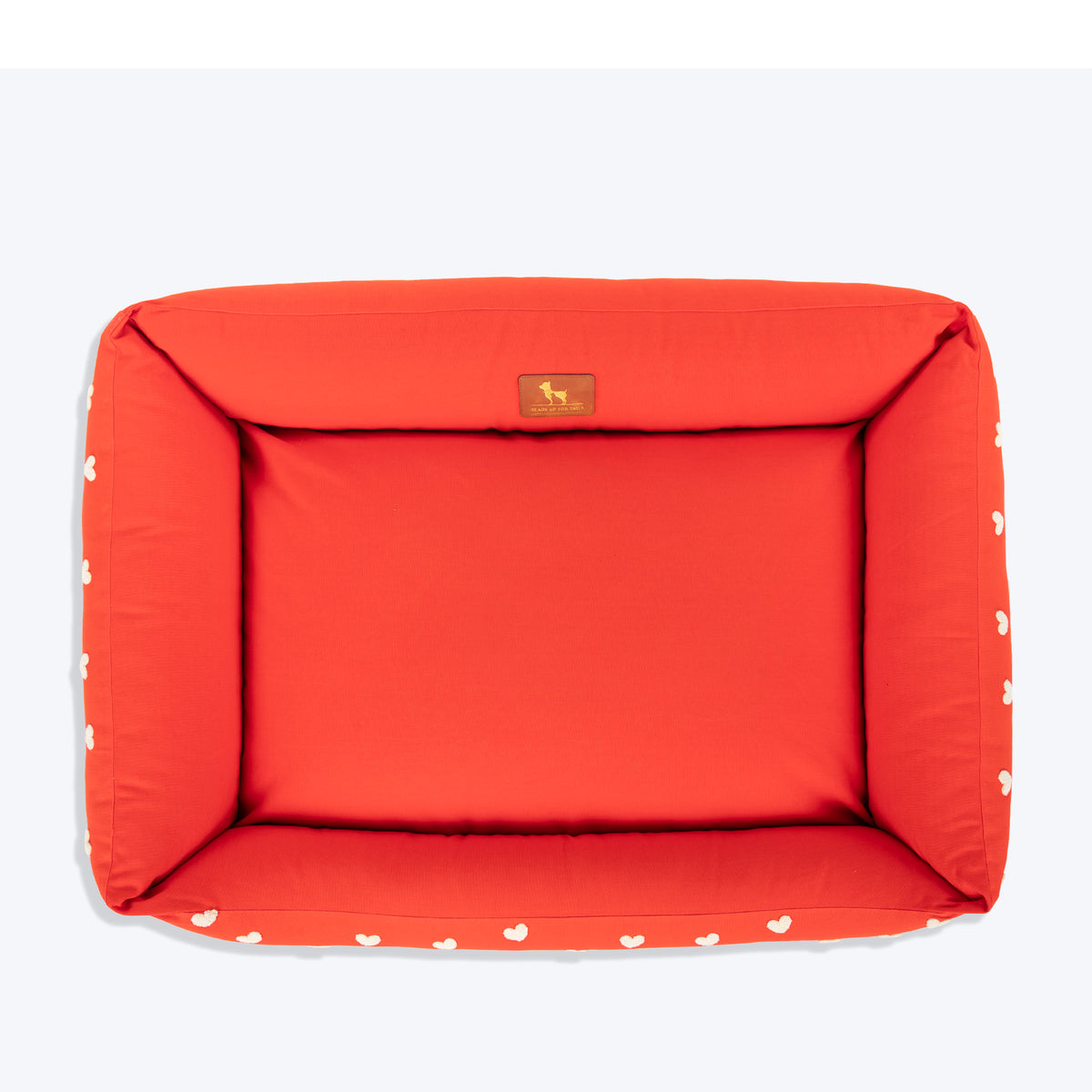 HUFT Sweethearts Lounger Bed For Dog - Red