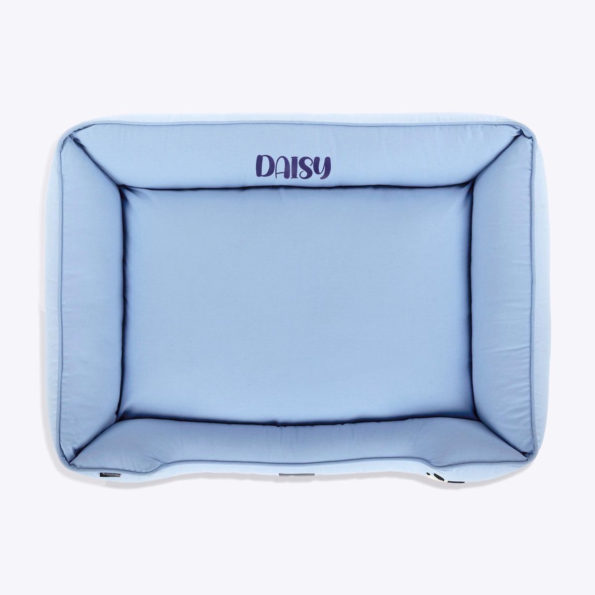HUFT Personalised Doggie Classic Lounger Bed For Dog - Blue