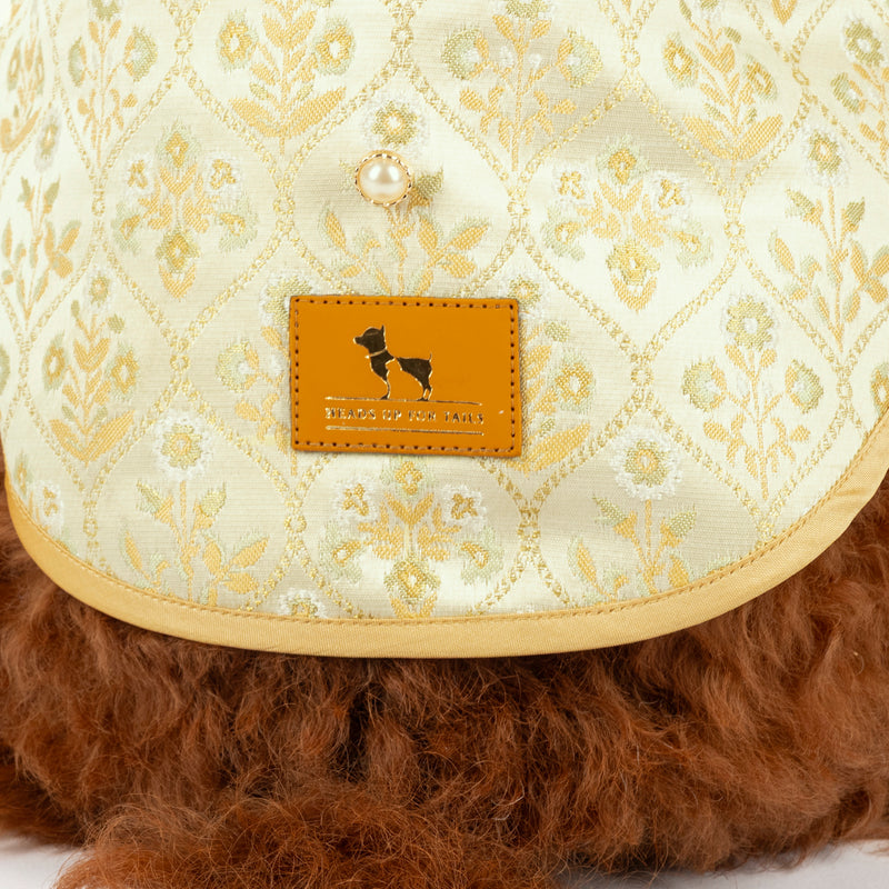 HUFT Customised Ivory Bloom Sherwani For Dog & Cat - Ivory