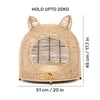 HUFT Whisker Snooze Chair With Cushion For Cat - Brown