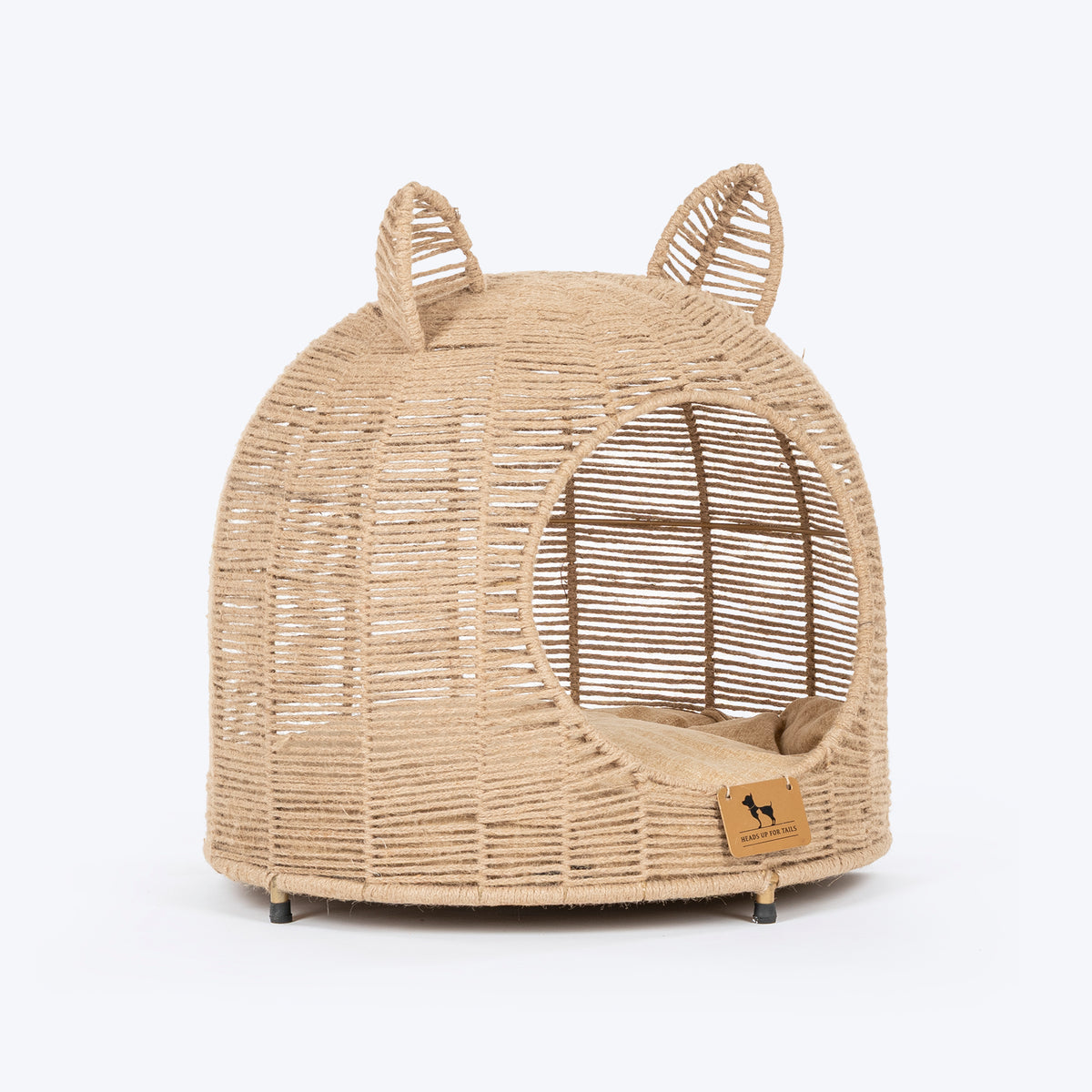 HUFT Whisker Snooze Chair With Cushion For Cat - Brown