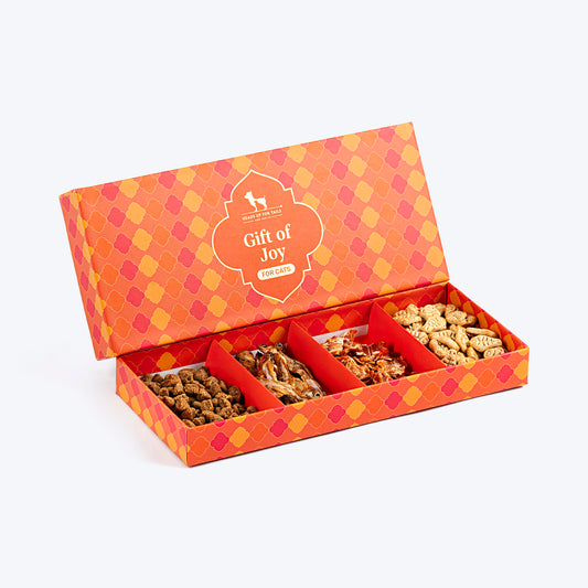 HUFT Gift Of Joy Diwali Treats Box For Cat - 105 gm