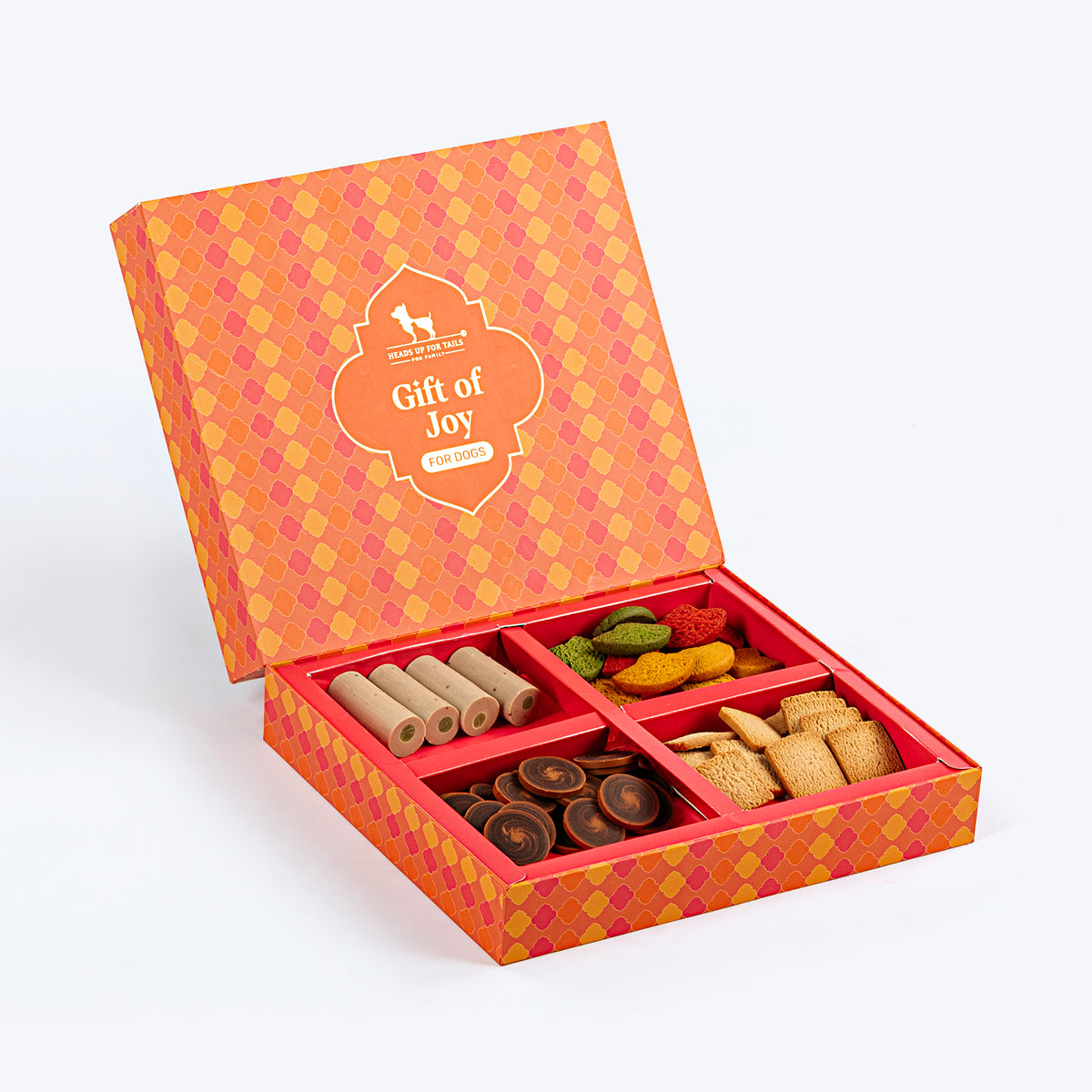 HUFT Gift Of Joy Diwali Treats Box For Dog - 236 gm