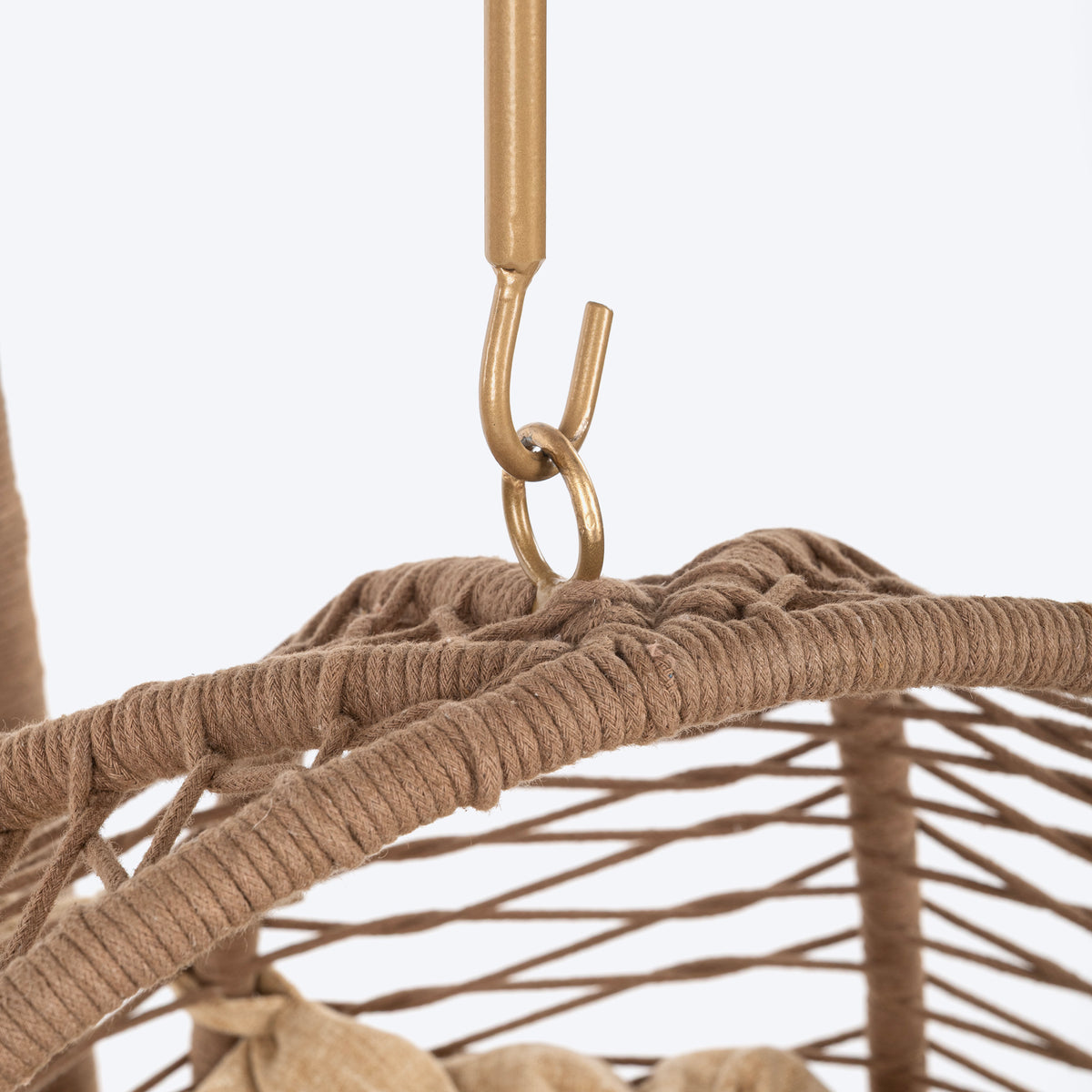 HUFT Purrfect Hanging Bed With Cushion For Cat & Puppy - Beige - Heads Up For Tails