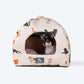 HUFT Whisker Wonderland Cat Tent Bed - Beige