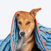 HUFT X Pinklay Strut In Stripes Blanket For Dog & Cat - Blue - Heads Up For Tails