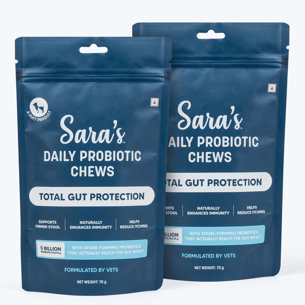 Sara’s Daily Probiotic Chews: Gut & Digestive Support - 70 g