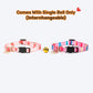 HUFT Meowvelous Cat Collar - Powder Pink - Heads Up For Tails