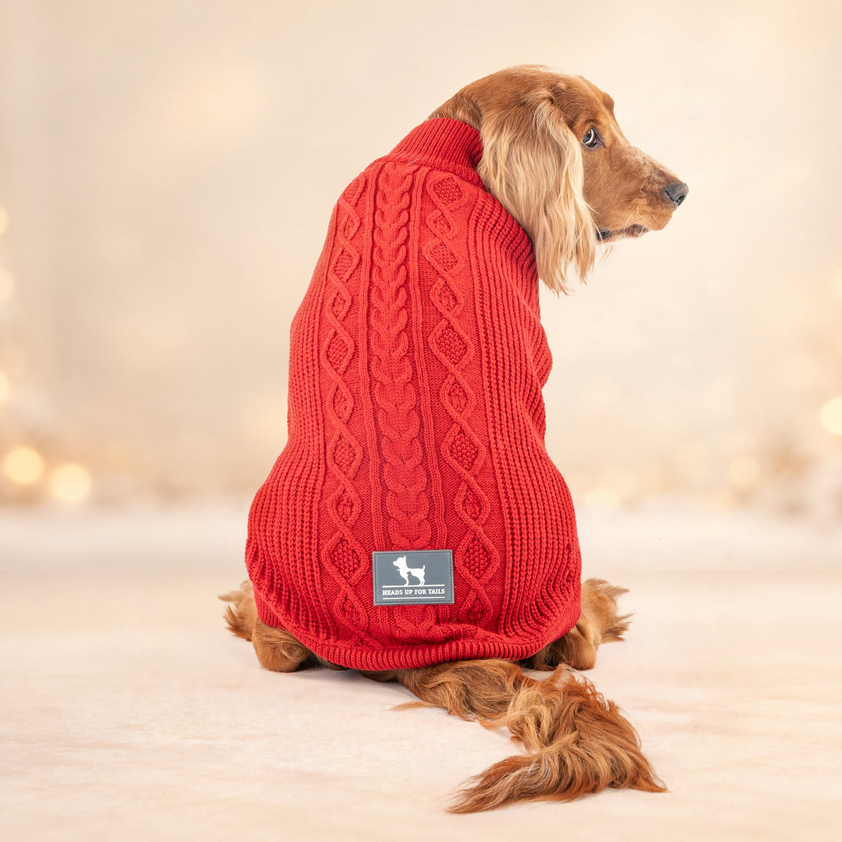 HUFT Berry Merry Sweater For Dog - Red - Heads Up For Tails
