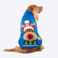 HUFT Reindeer Cheer Sweater For Dog - Blue