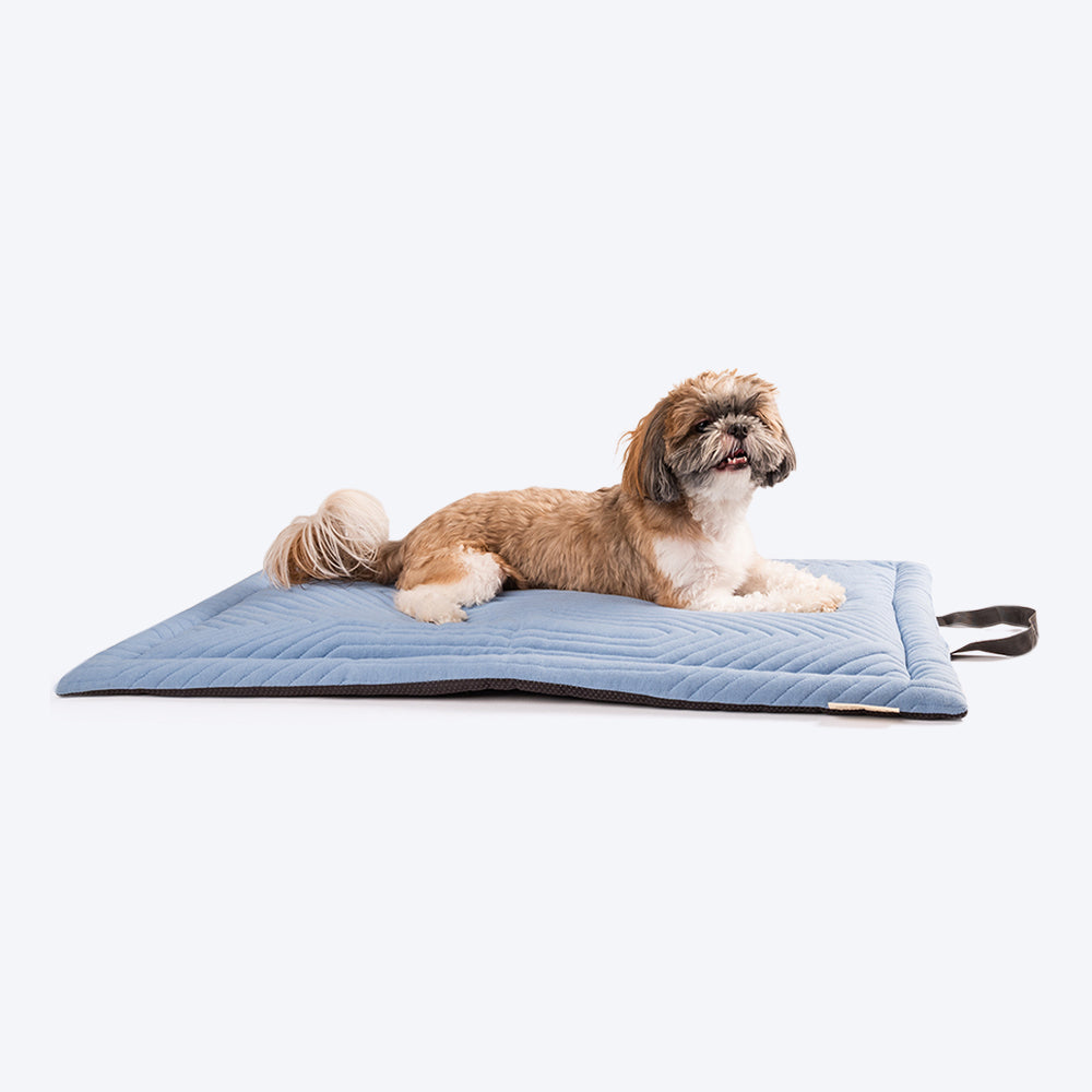 HUFT Quilted Jersey Mat - Forever Blue - Heads Up For Tails
