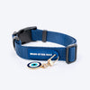 HUFT No Nazar Charm Collar Insert For Dog & Cat - Blue - Heads Up For Tails